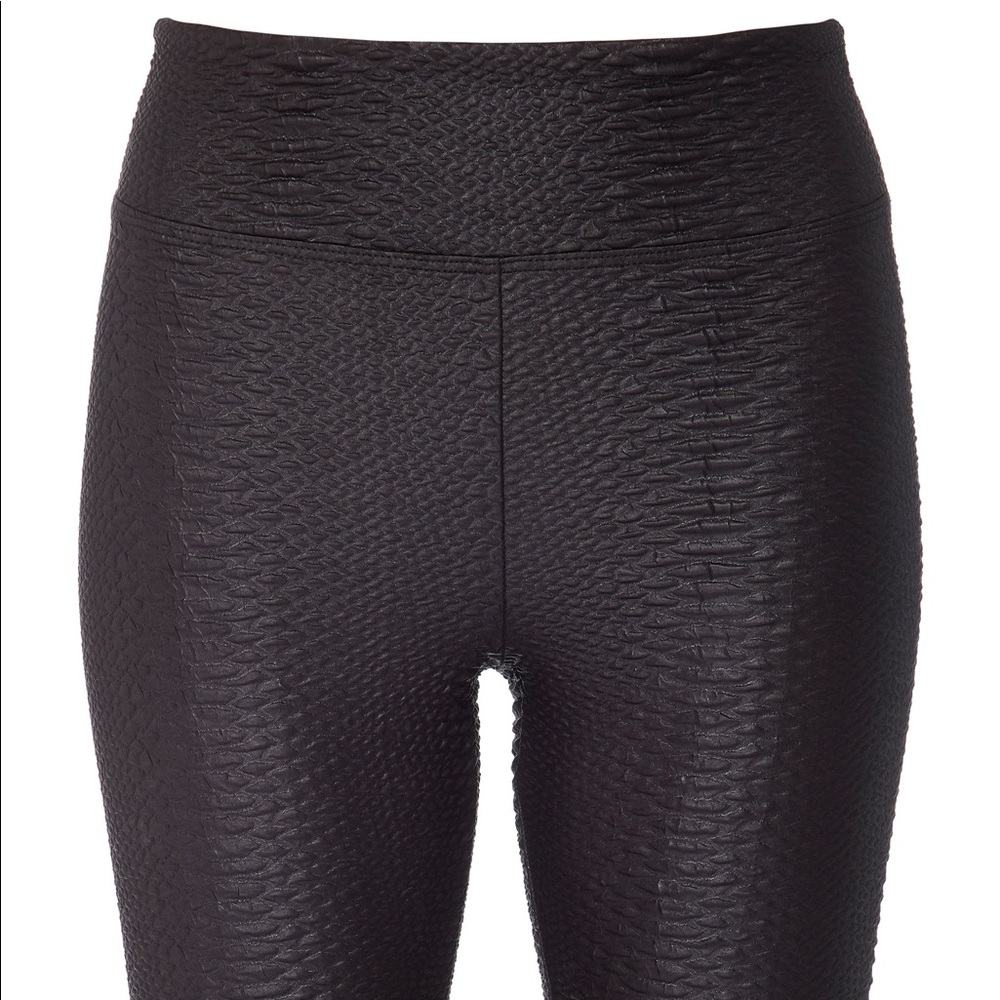 KORAL Densonic Snakeskin Jacquard Bike Short Black